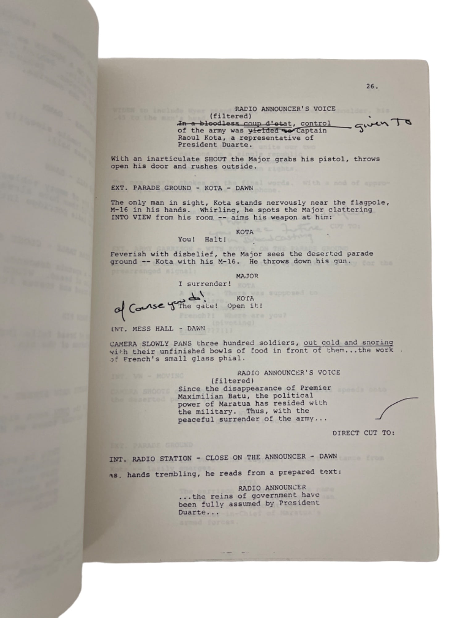 WORKING MOVIE SCRIPT COPLAND SYLVESTER STALLONE (1 of 5)