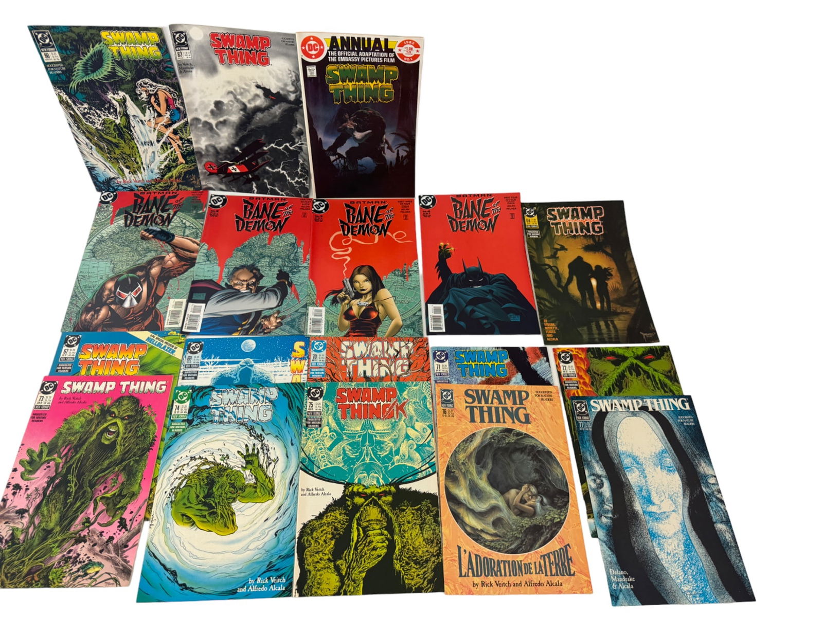 COMIC BOOK SWAMP THING AND BATMAN COLLECTION LOT 18 (1 of 5)