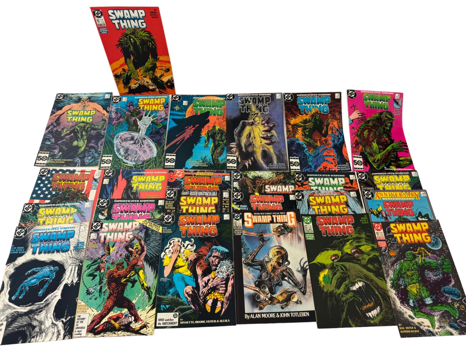 COMIC BOOK SWAMP THING COLLECTION LOT 25 (1 of 5)