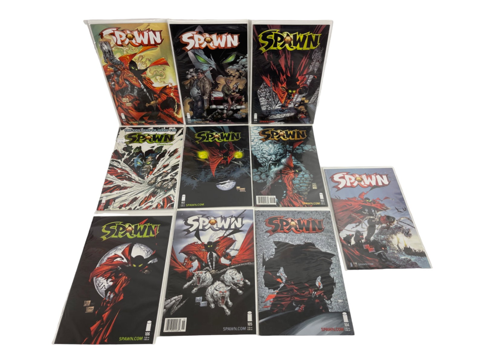 Spawn #101-110 Comic Book Lot (1 of 2)