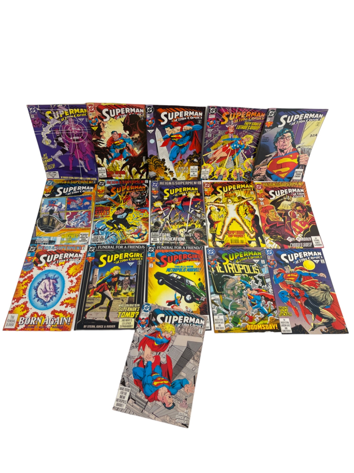 Vintage comic book Superman collection lot 16 DC comics (1 of 8)