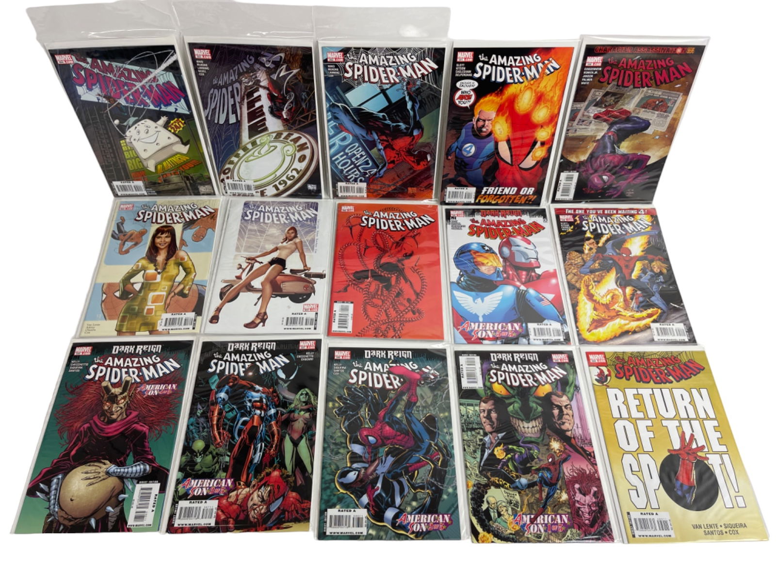 The Amazing Spiderman Marvel Comic Book Collection Lot of 15 (1 of 8)