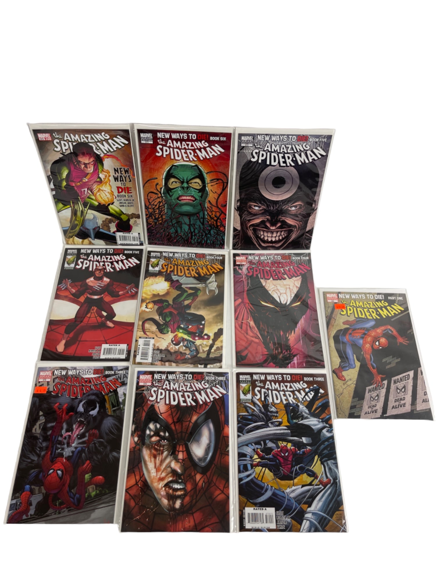 The Amazing Spiderman Marvel Comic Book Collection Lot of 10 (1 of 8)
