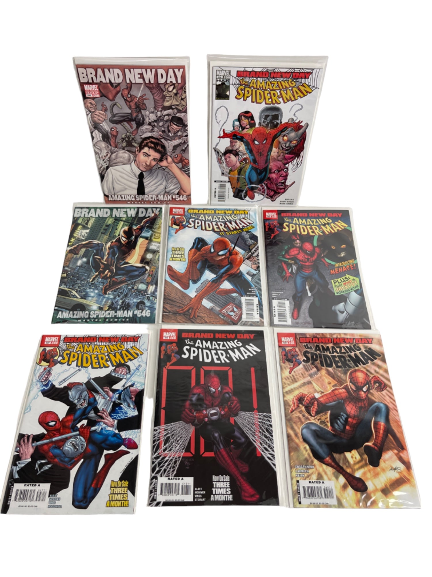 The Amazing Spiderman Marvel Comic Book Collection Lot of 8 (1 of 6)