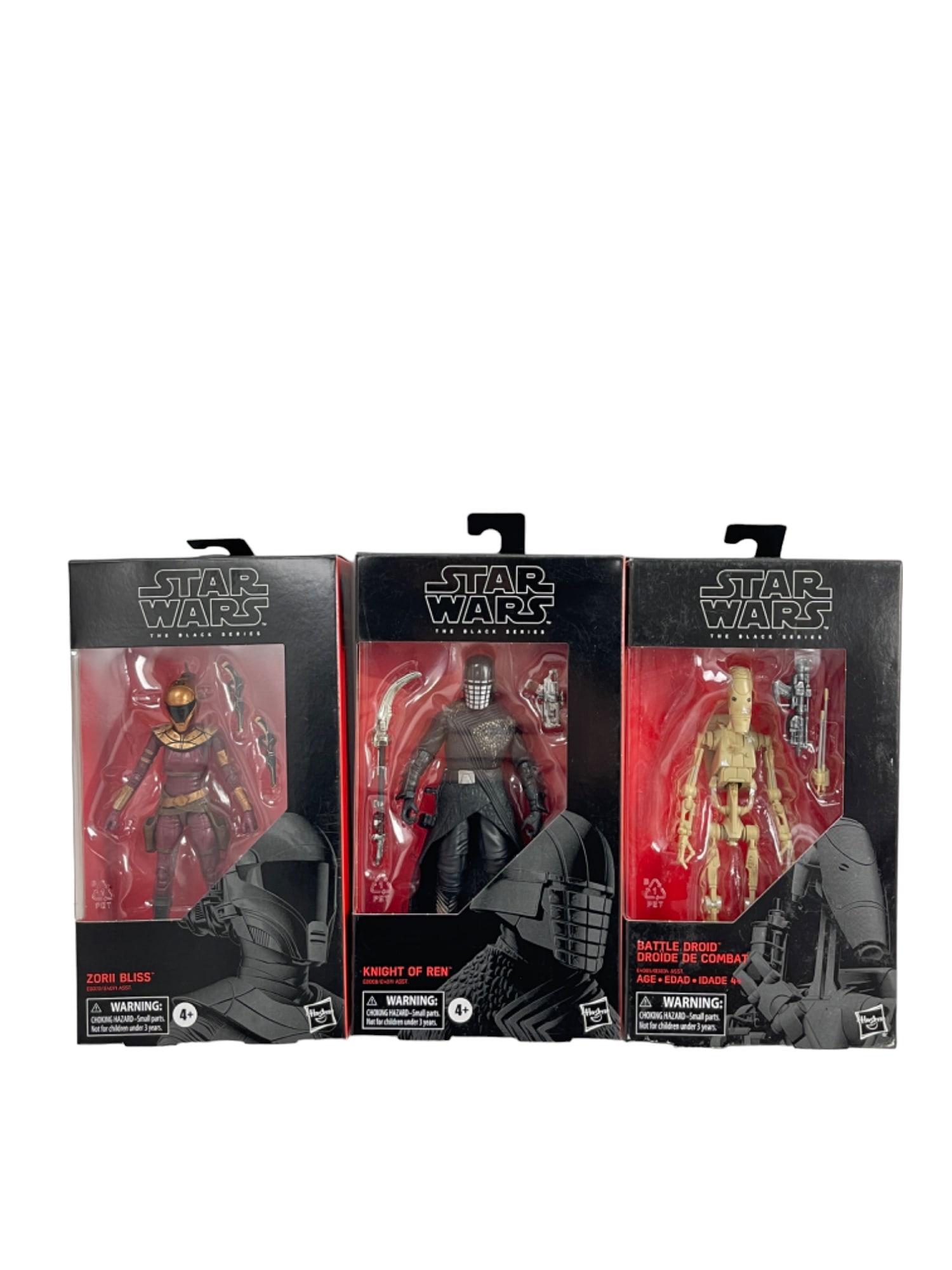 Star Wars Black Series Zorii Bliss Knight oF Ren Battle Droid Sealed Action Figures (1 of 4)
