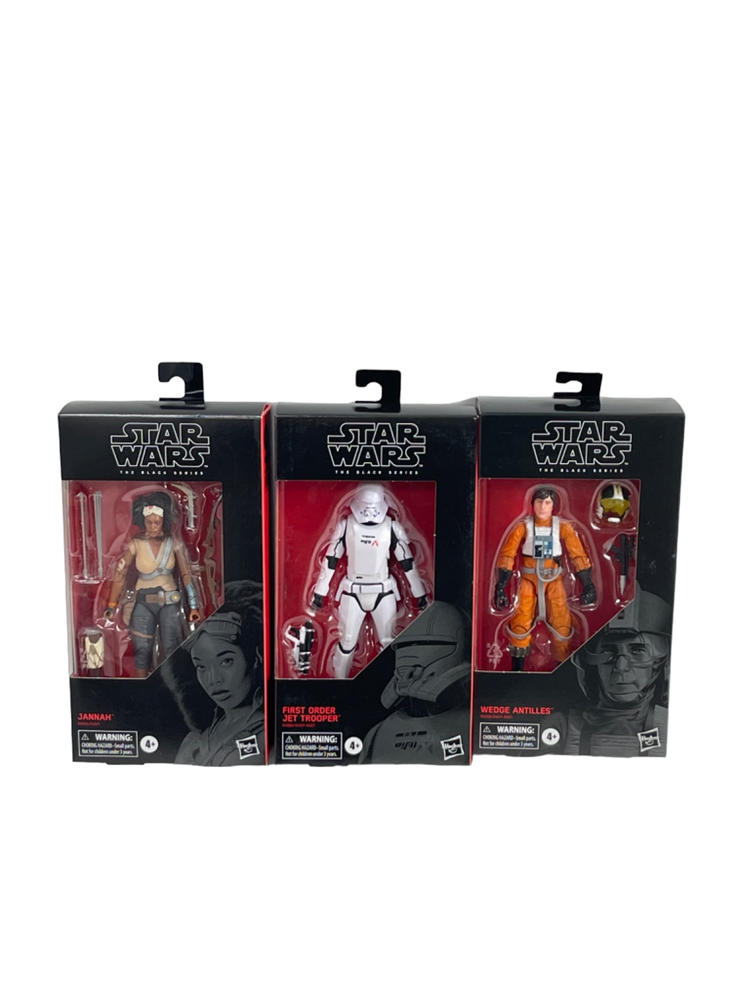 Star Wars Black Series Jannah First Order Jet Trooper Wedge Antilles Figures Sealed Lot (1 of 5)