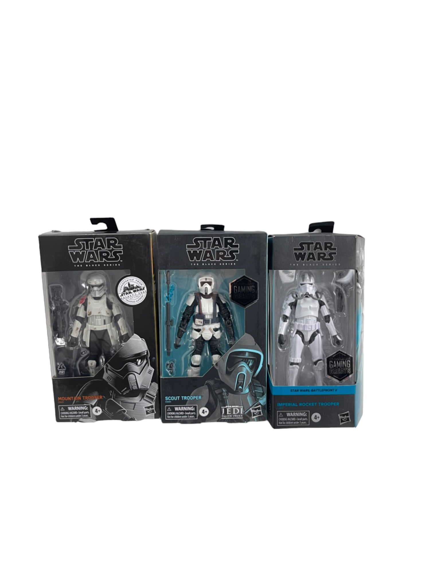 Star Wars Black Series Mountain Trooper Scout Trooper Imperial Rocket Trooper Sealed Lots: Star Wars Black Series Mountain Trooper Scout Trooper Imperial Rocket Trooper Sealed Lots