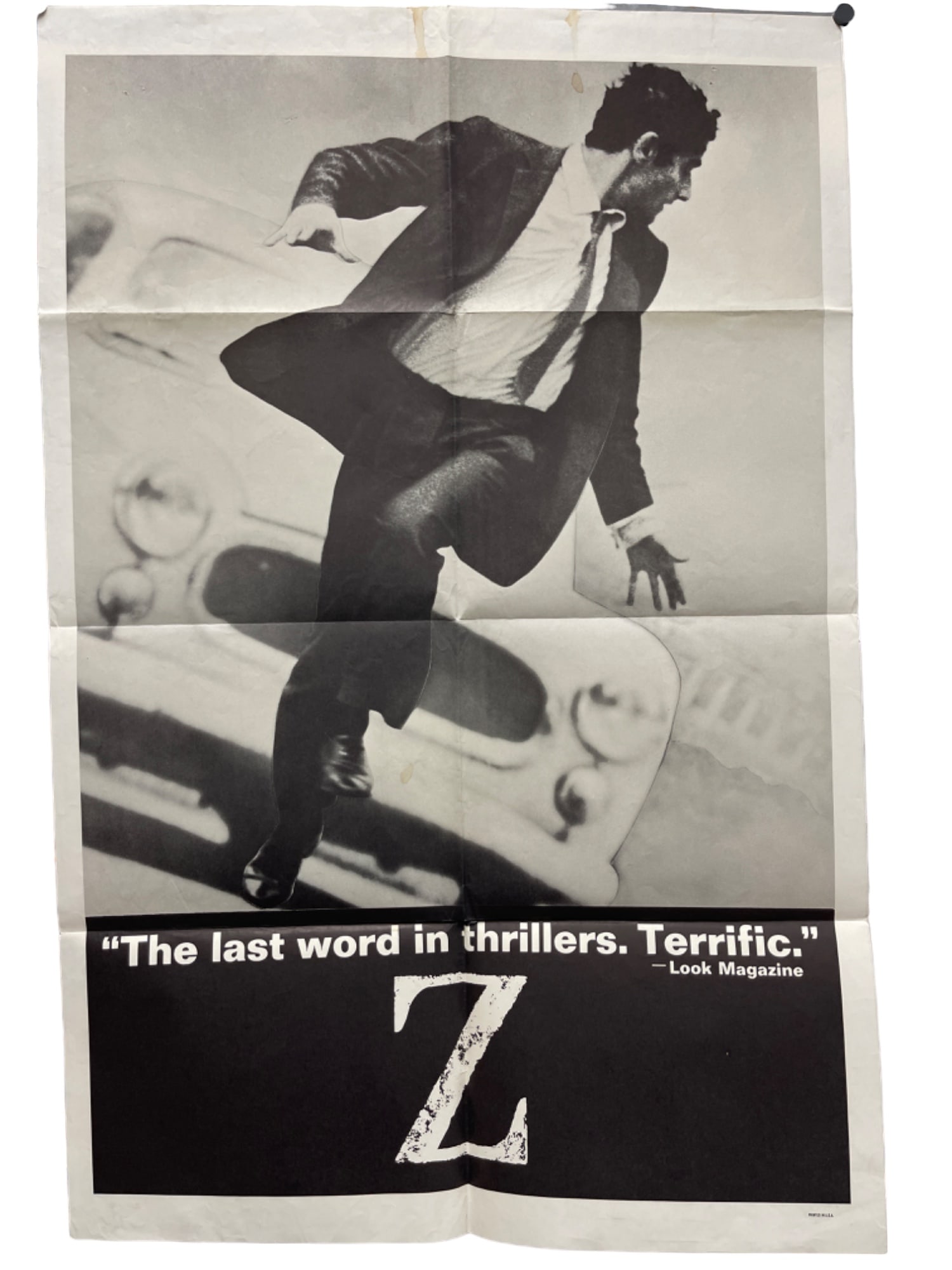 Vintage Original 1969 "Z" Horror Movie Advertising Poster (1 of 16)