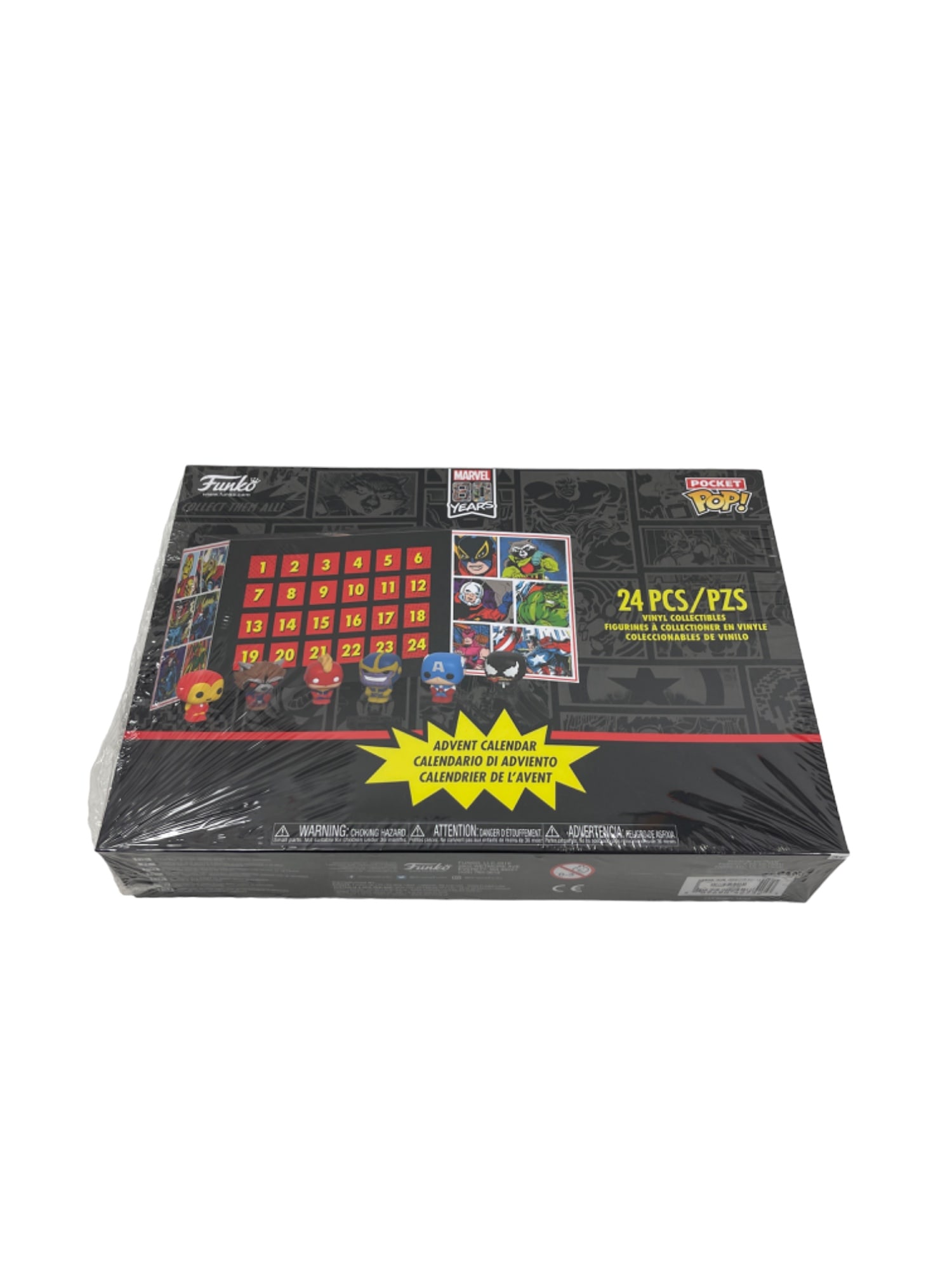 Marvel 80 Years Funko Pocket Pop Sealed Advent Calendar 24 Pieces: Marvel 80 Years Funko Pocket Pop Sealed Advent Calendar 24 Pieces