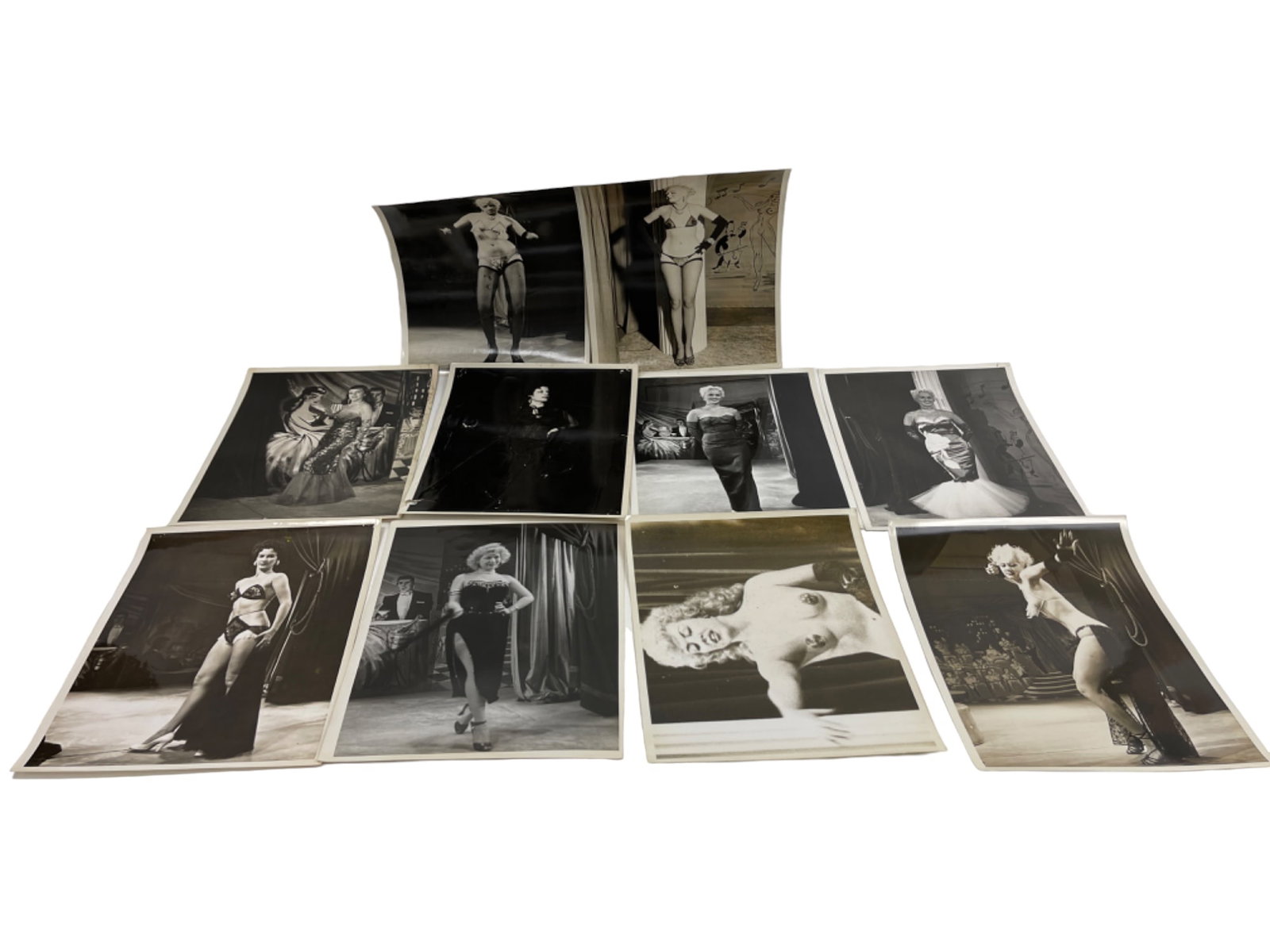 Vintage 1950's Original Burlesque Nude Pin up Model Risque Photo 8x10 Black & White Photographs: Vintage 1950's Original Burlesque Nude Pin up Model Risque Photo 8x10 Black & White Photographs