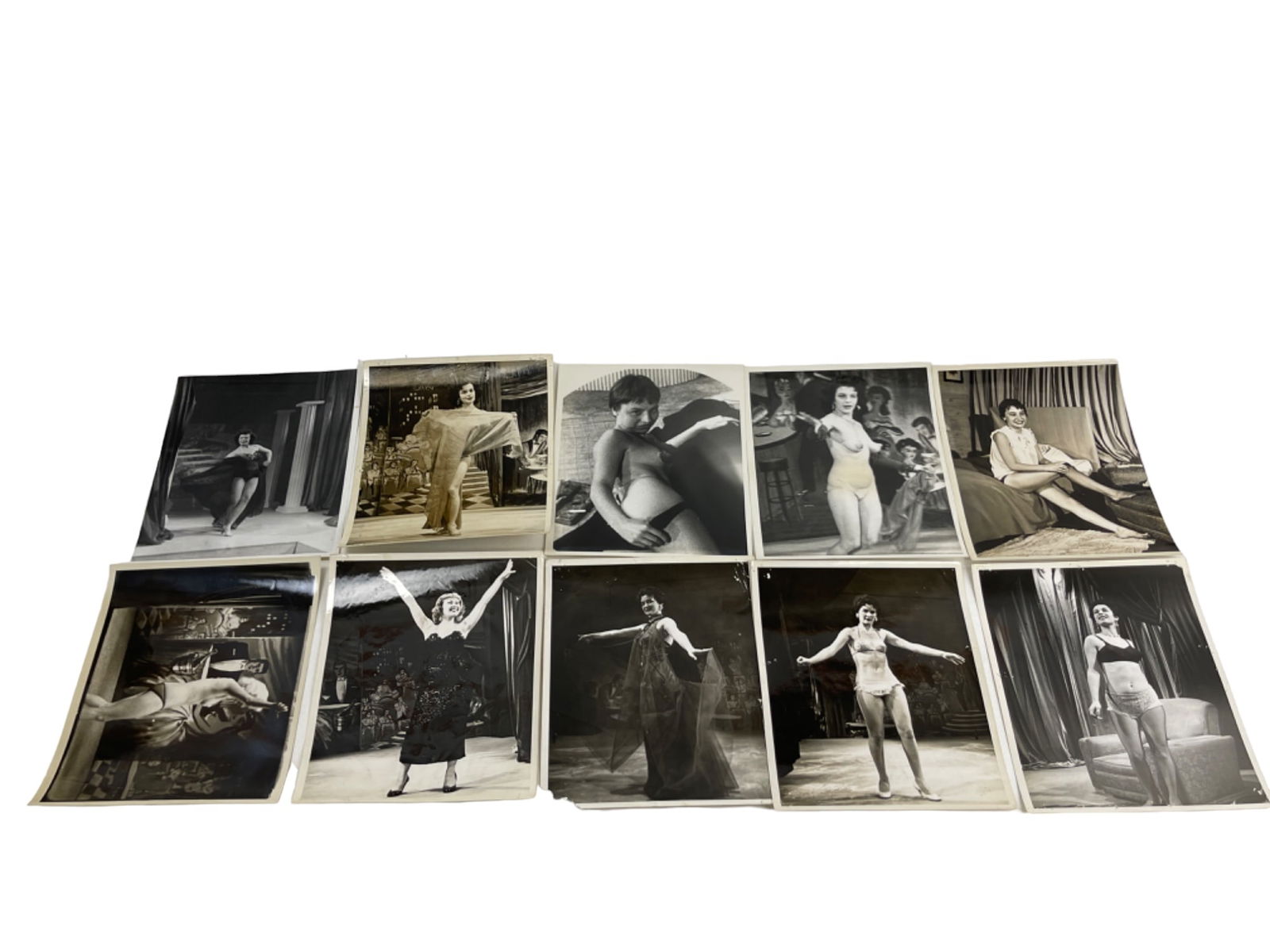 Vintage 1950's Original Burlesque Nude Pin up Model Risque Photo 8x10 Black & White Photographs: Vintage 1950's Original Burlesque Nude Pin up Model Risque Photo 8x10 Black & White Photographs