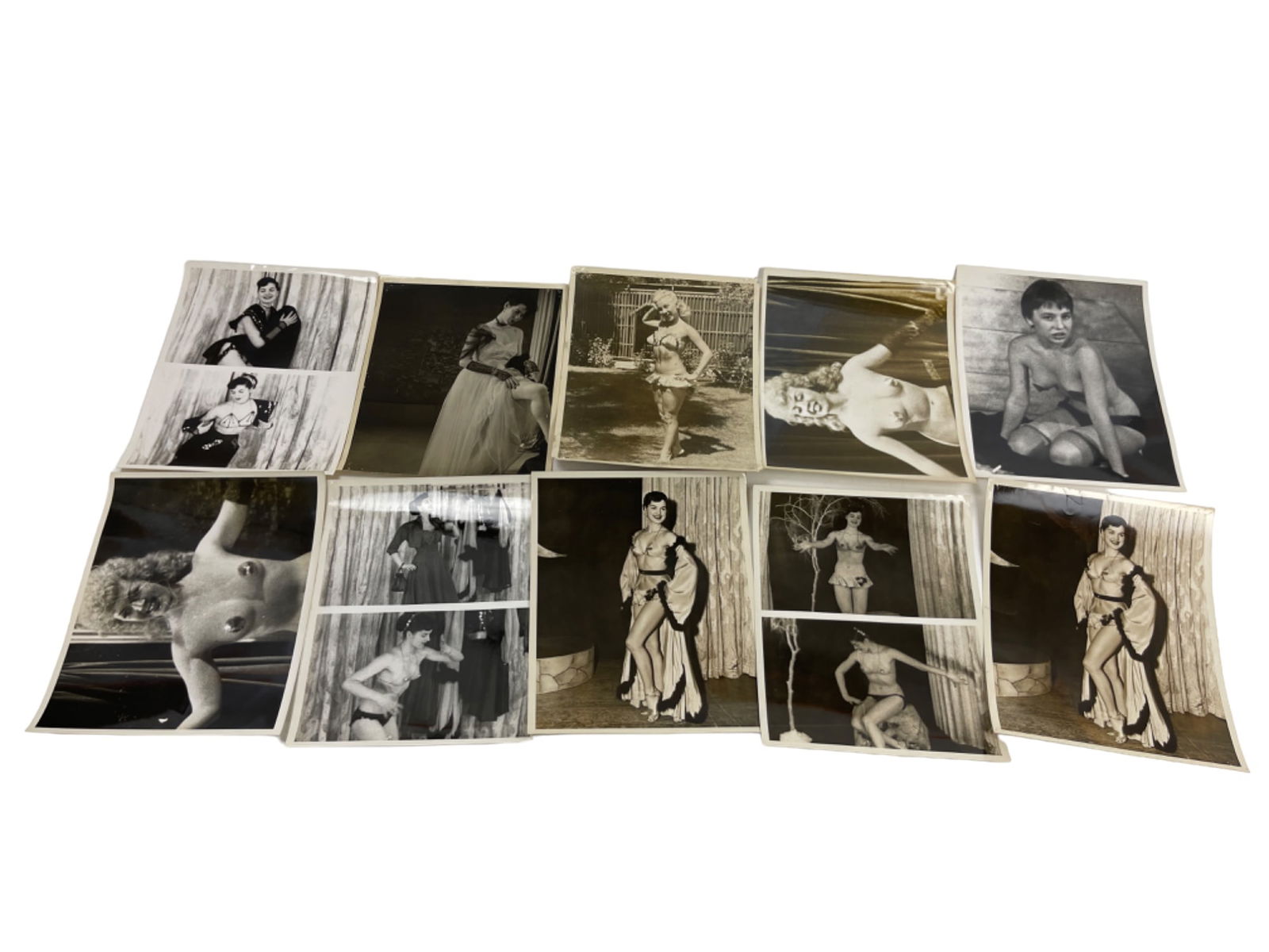 Vintage 1950's Original Burlesque Nude Pin up Model Risque Photo 8x10 Black & White Photographs: Vintage 1950's Original Burlesque Nude Pin up Model Risque Photo 8x10 Black & White Photographs