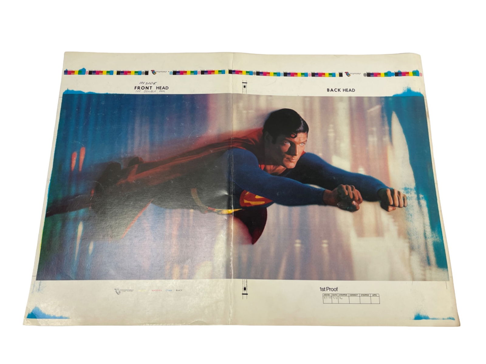 Vintage Superman 1978 the movie soundtrack vinyl record printers proof (1 of 6)