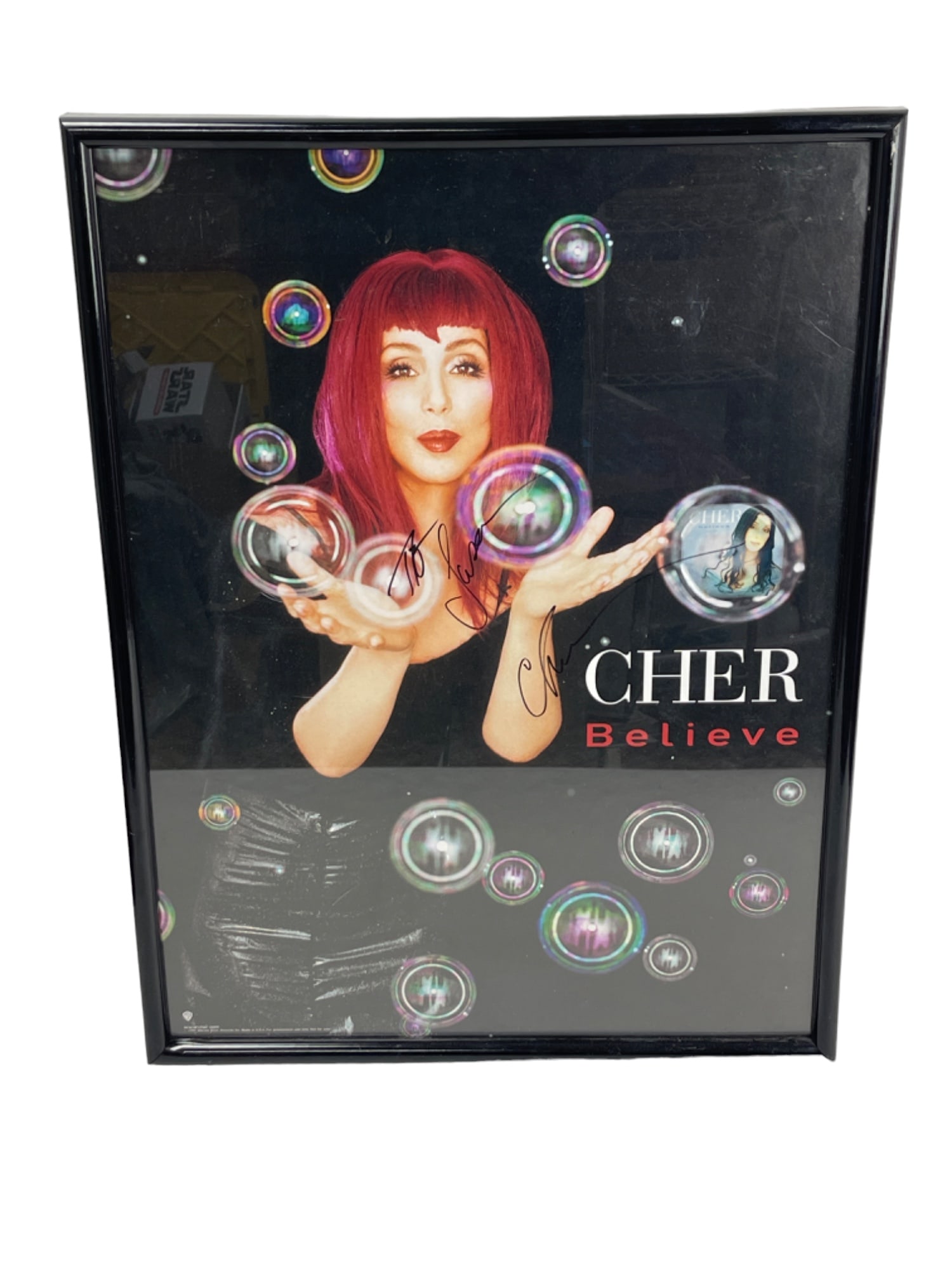 Cher Signed Autographed Framed  Poster Believe (1 of 6)