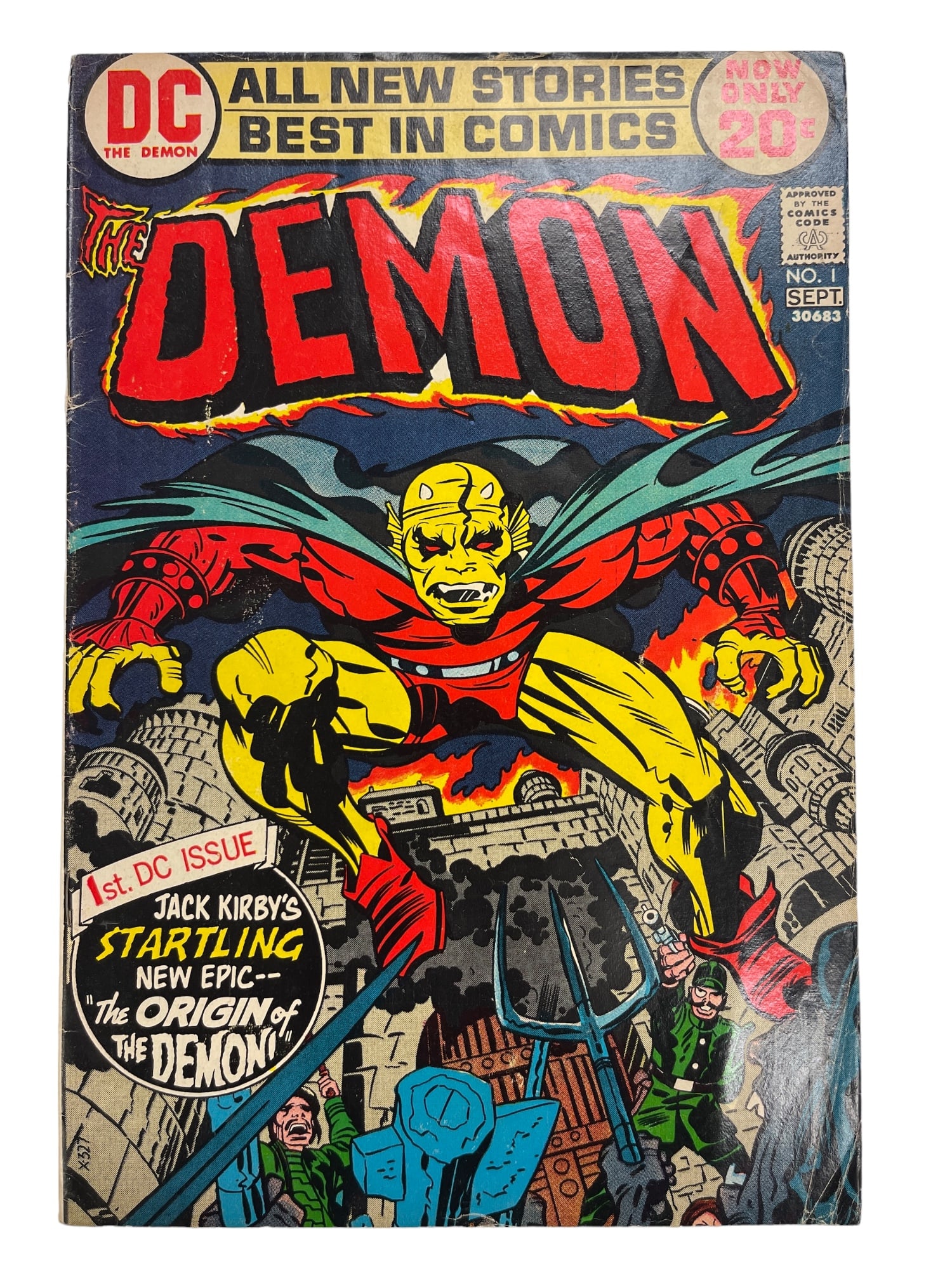 Demon #1 Origin and 1st appearance of the Demon! (1972) DC COMIC (1 of 3)