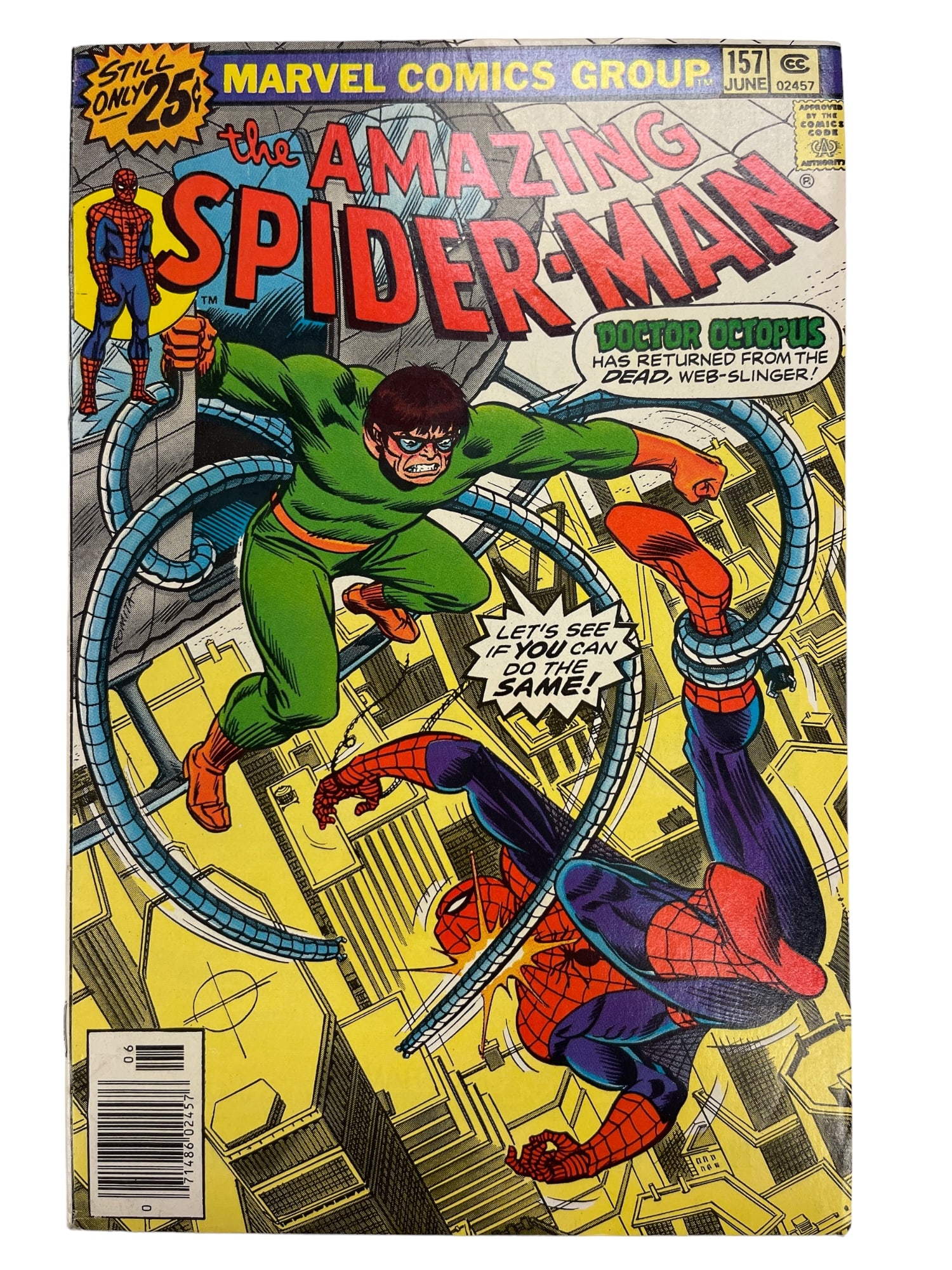 Amazing Spider-Man #157  Marvel Bronze Age Doc. Octopus App (1 of 3)