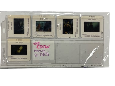 THE CROW PROMO MOVIE FILM NEGATIVE SLIDE COLLECTION BRANDON LEE