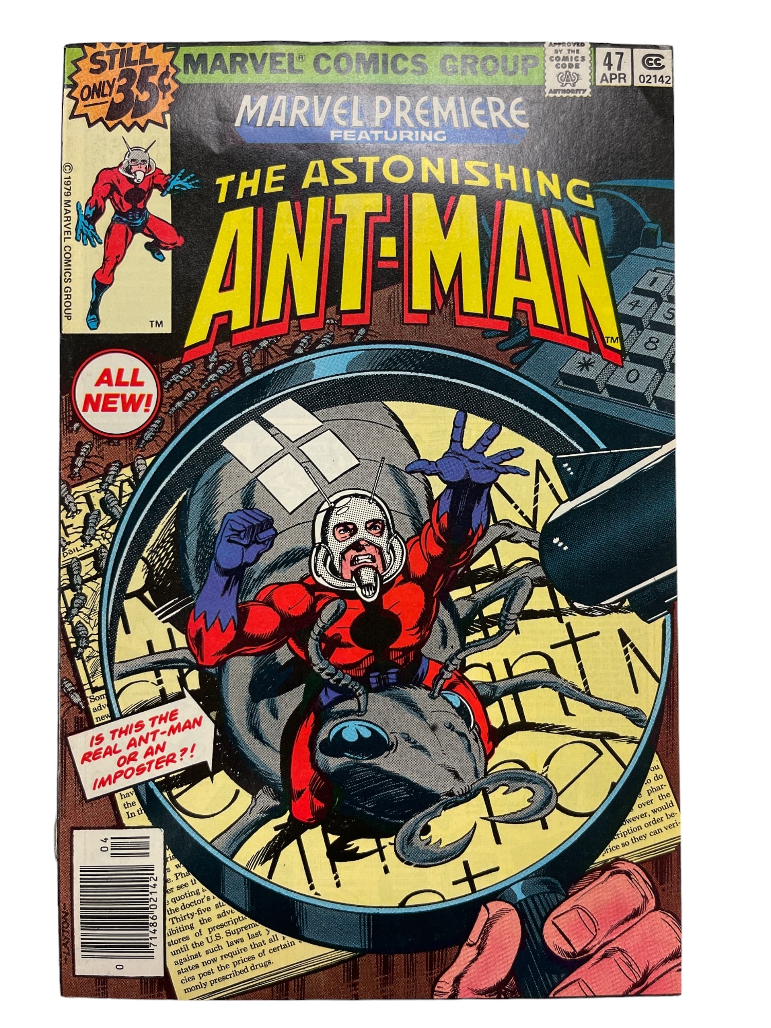 MARVEL PREMIER #47 (Marvel 1979)  1st SCOTT LANG as  ANT MAN CASSIE LANG (1 of 3)