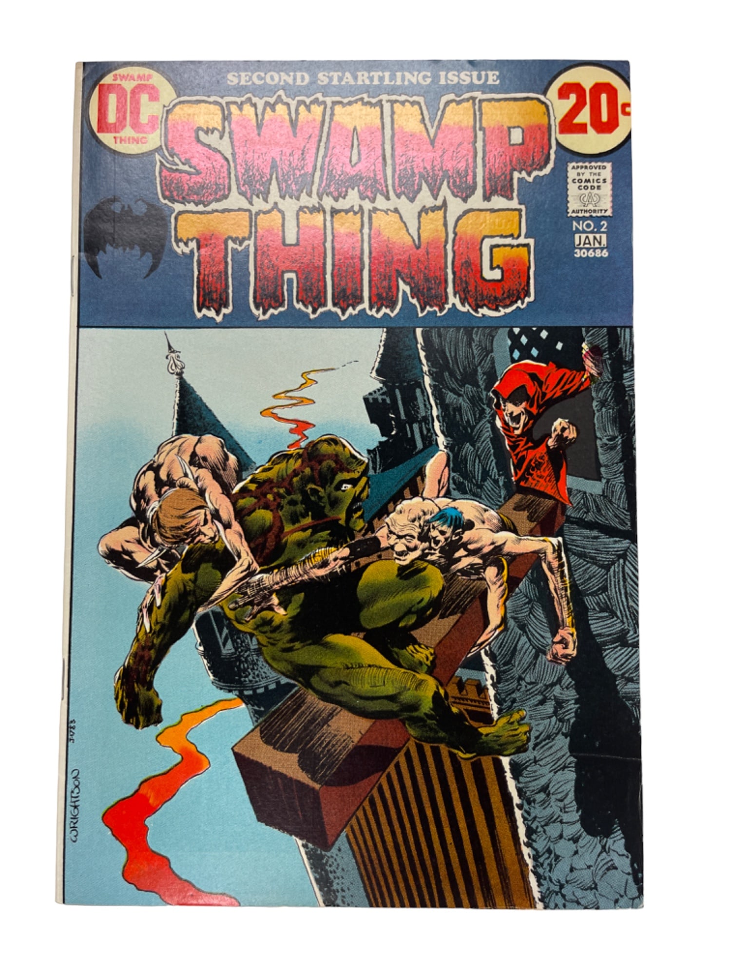 Swamp Thing 2 DC Comics Bernie Wrightson Multiple 1st Apps & Cameos 1972 (1 of 3)
