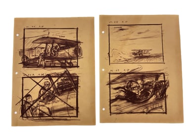 Mentor Huebner Movie Illustration Storyboard Concept Drawing Art