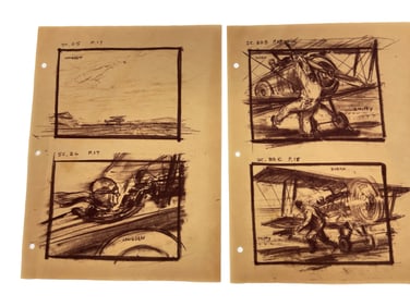 Mentor Huebner Movie Illustration Storyboard Concept Drawing Art