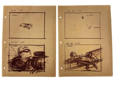 Mentor Huebner Movie Illustration Storyboard Concept Drawing Art