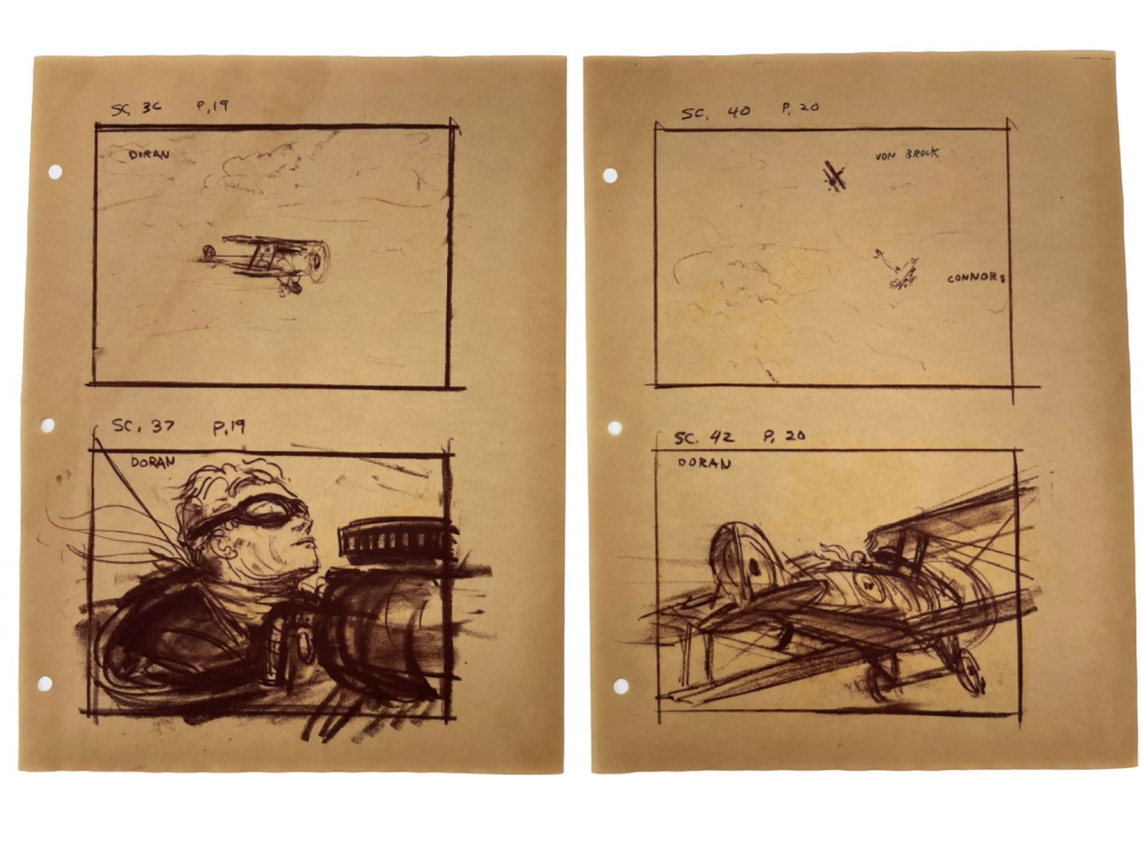 Mentor Huebner Movie Illustration Storyboard Concept Drawing  Art (1 of 5)