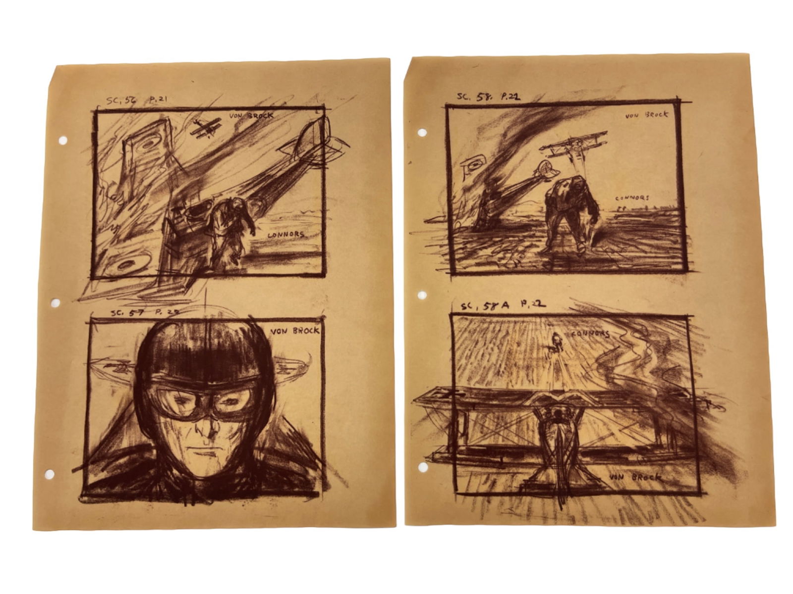 Mentor Huebner Movie Illustration Storyboard Concept Drawing  Art (1 of 5)