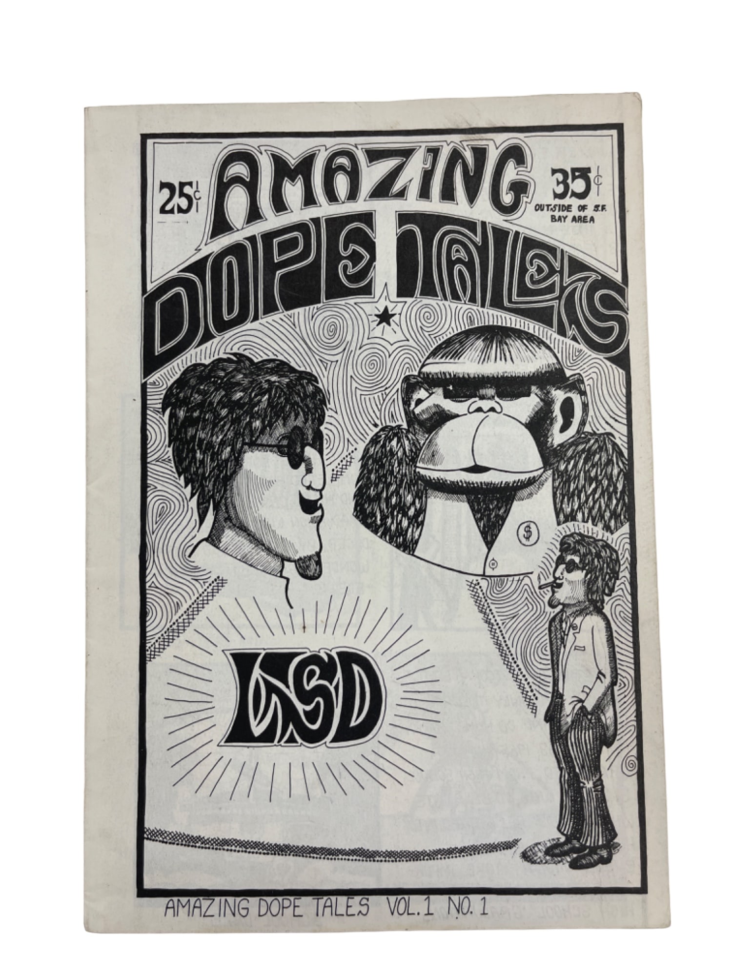 Amazing Dope Tales #1 Underground Comix San Francisco 1967 LSD Greg Shaw (1 of 3)