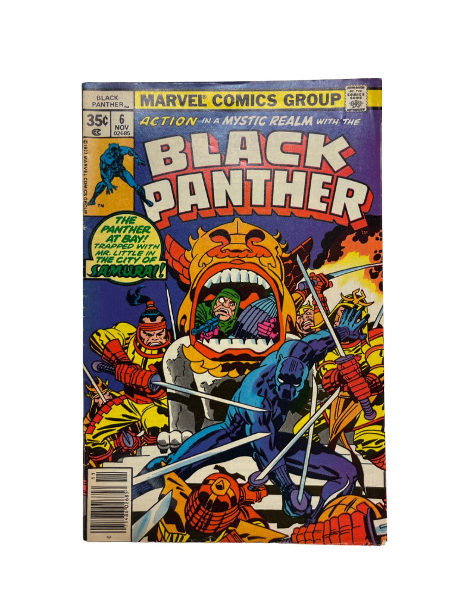 Black Panther #6 MARVEL 1977 First appearance of Jakarra: Black Panther #6 MARVEL 1977 First appearance of Jakarra