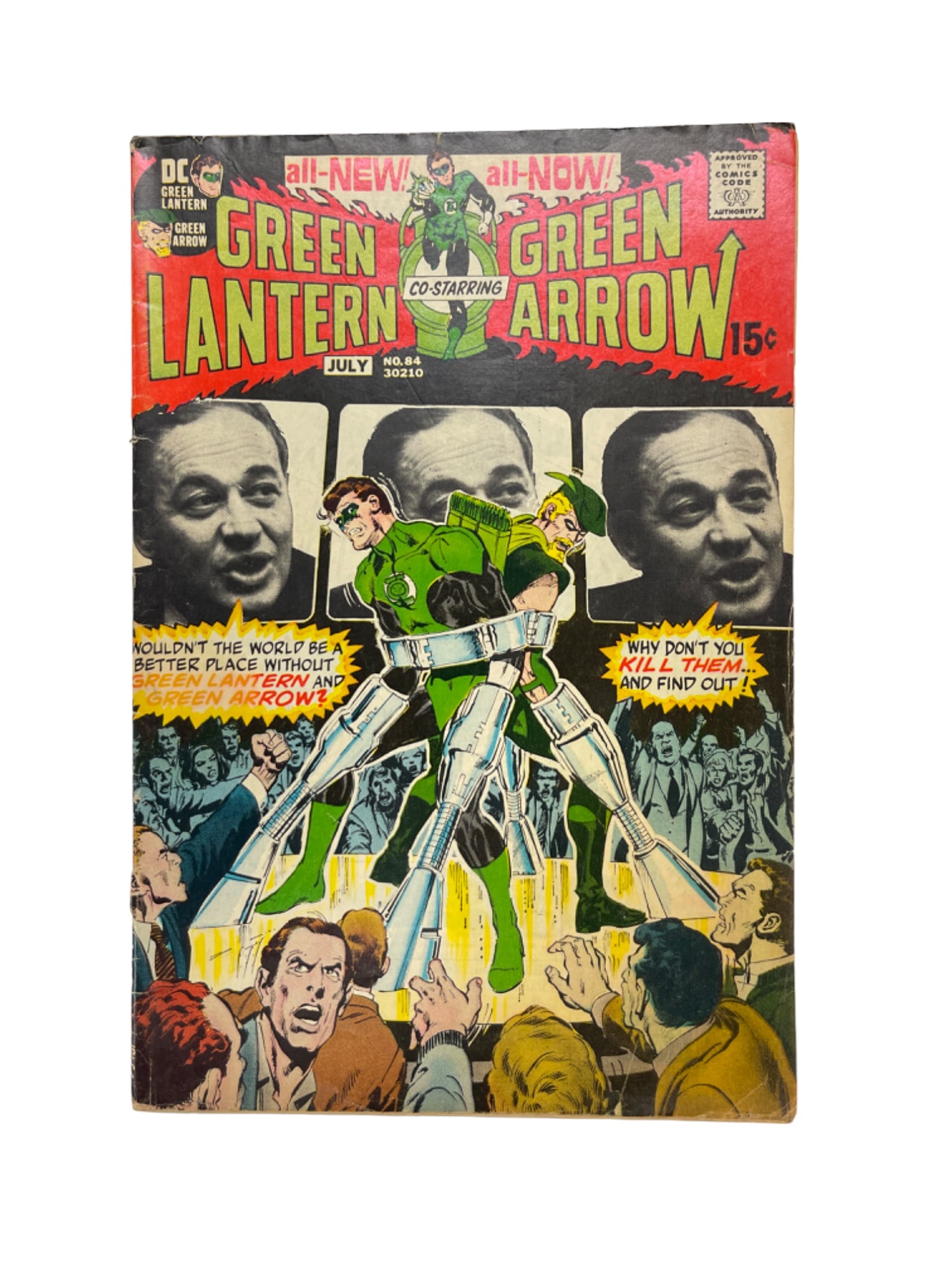 GREEN LANTERN #84 (1971) BONDAGE COVER - NEAL ADAMS ART! (1 of 3)