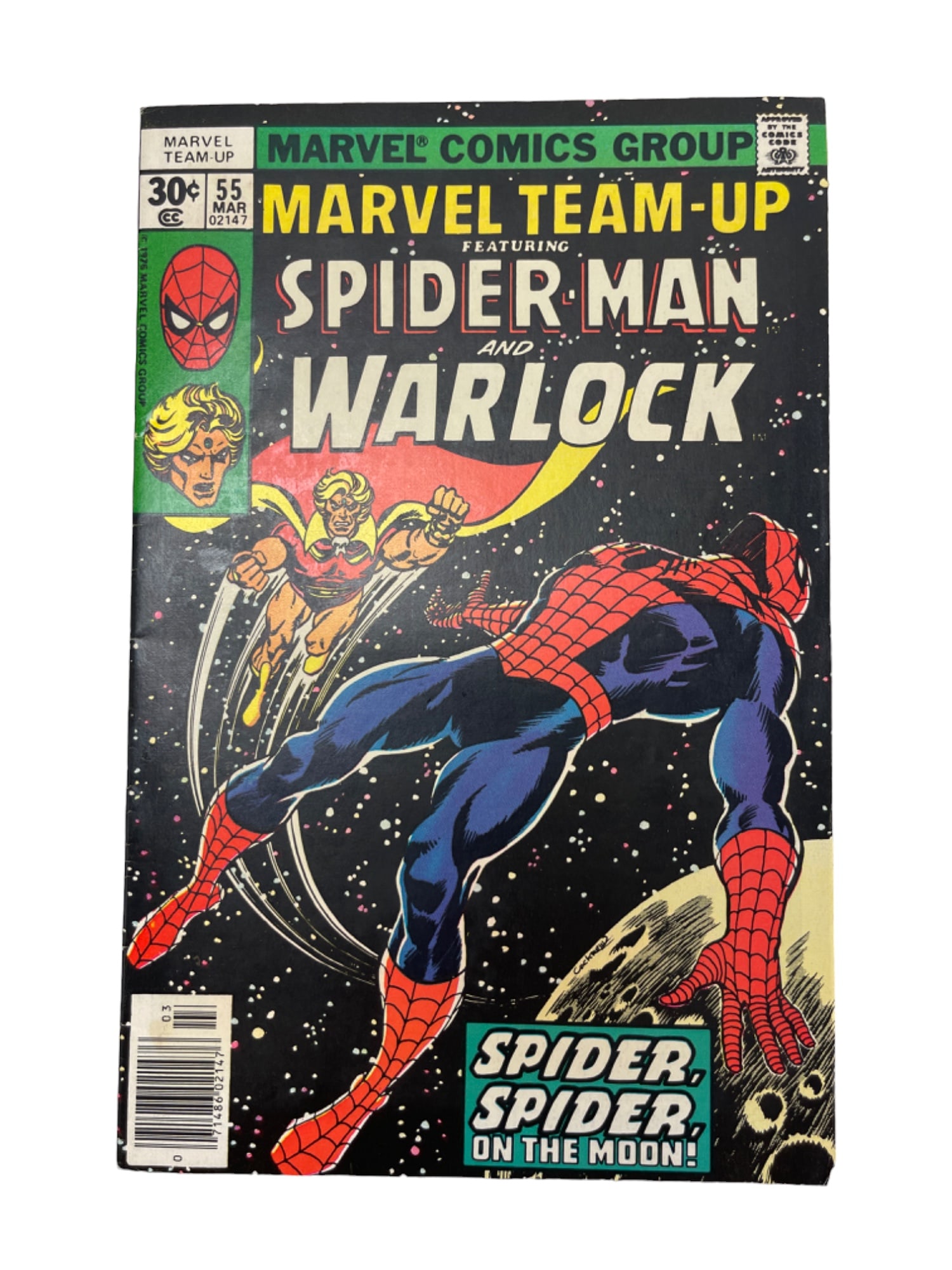 Marvel Team-Up #55 Adam Warlock and Spider-Man Comic Book (1 of 3)