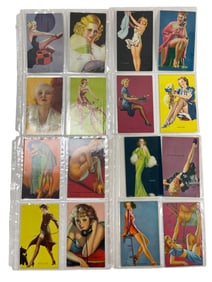 Vintage Mutoscope Pin-Up Girl Card Collection Lot