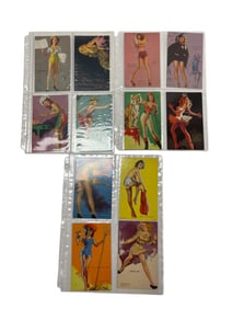 Vintage Mutoscope Pin-Up Girl Card Collection Lot
