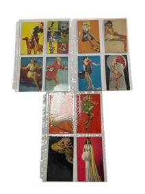 Vintage Mutoscope Pin-Up Girl Card Collection Lot