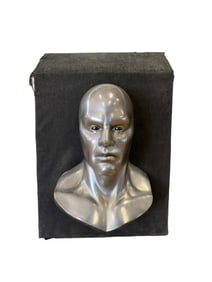 Fantastic Four Silver Surfer Movie Film Prop Statue Bust MARVEL Mechanical Figure