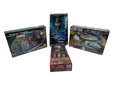 Star Trek Voyager and 1701 Sealed Action Figure Collection Lot