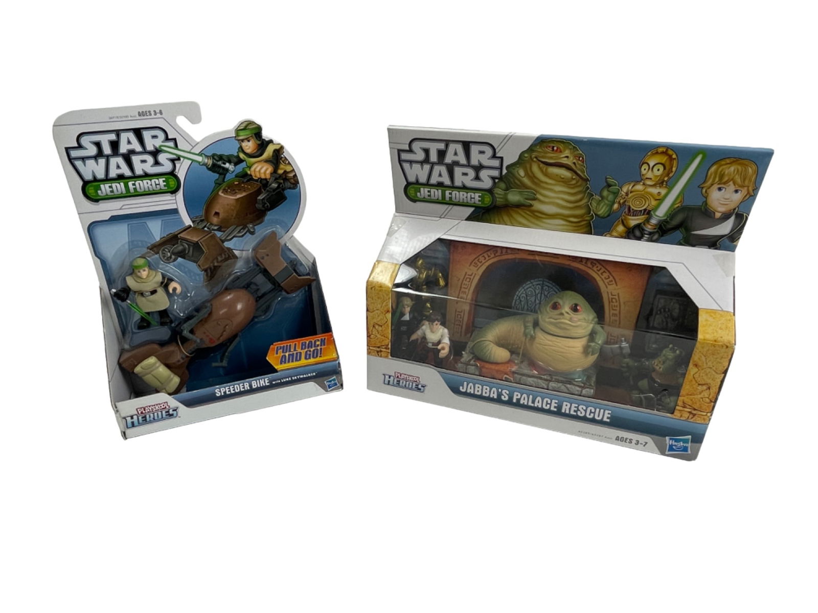 Star Wars Jedi Force Jabba's Palace and Speeder Bike Action Figures: Star Wars Jedi Force Jabba's Palace and Speeder Bike Action Figures