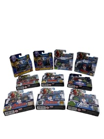 Marvel MiniMates Avengers Sealed Collecitbles Pack Iron Man Hulk Black Panther and More