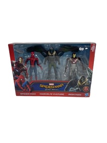 Marvel Spider-Man Homecoming Sealed Spider-Man Vulture Iron Man Action Figure Set