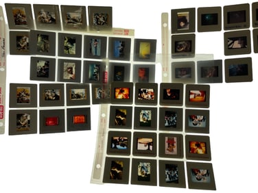 Vintage Original Photo Negative Movie Slide Collection Lot