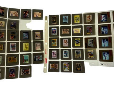 Vintage Original Photo Negative Movie Slide Collection Lot
