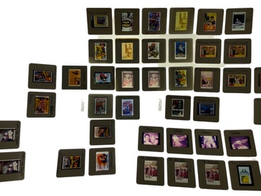 Vintage Original Photo Negative Movie Slide Collection Lot