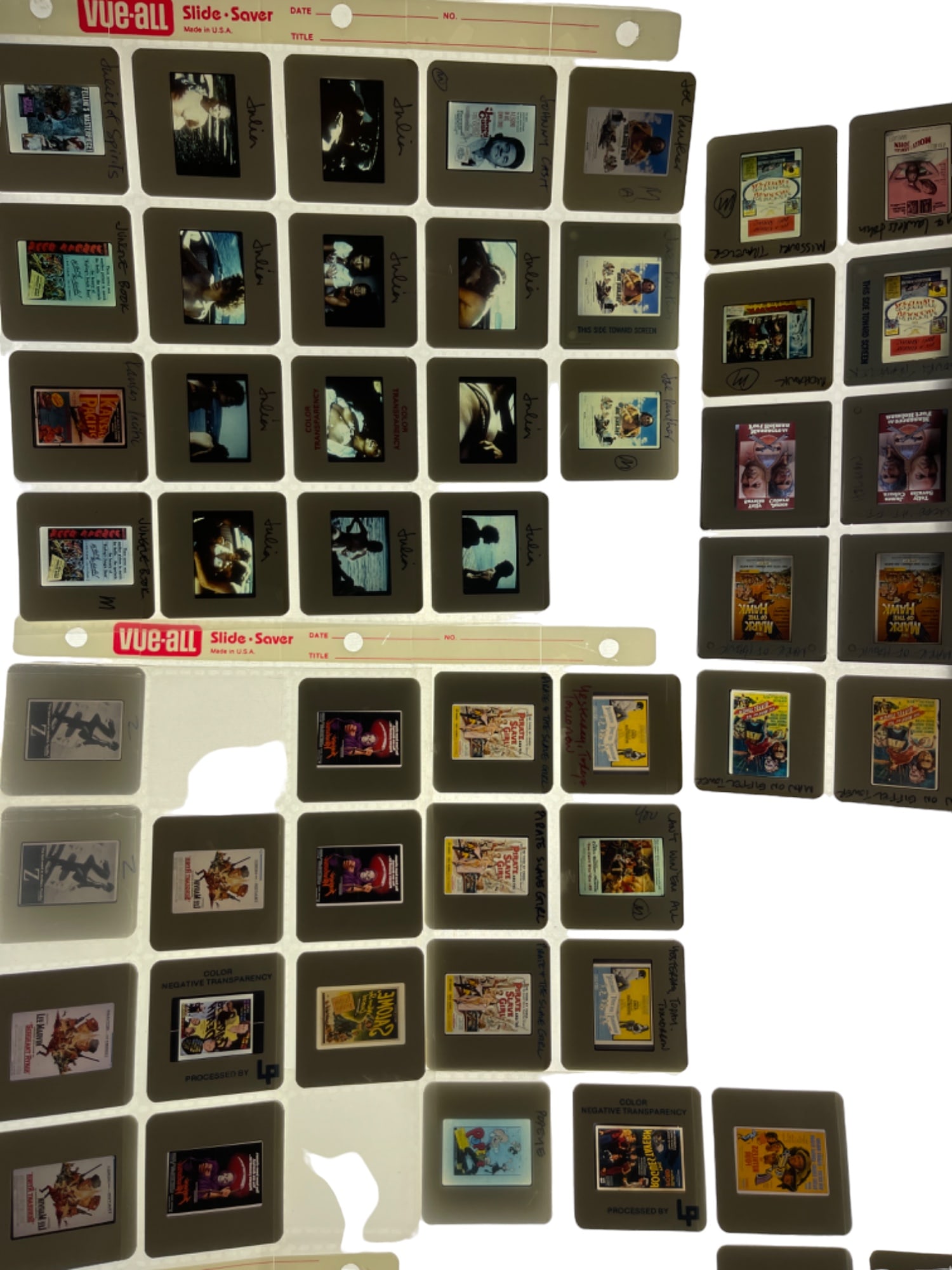 Vintage Original Photo Negative Movie Slide Collection Lot (1 of 7)