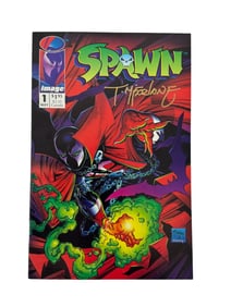 Spawn #1 Comic Book Signed By Todd McFarlane 1992