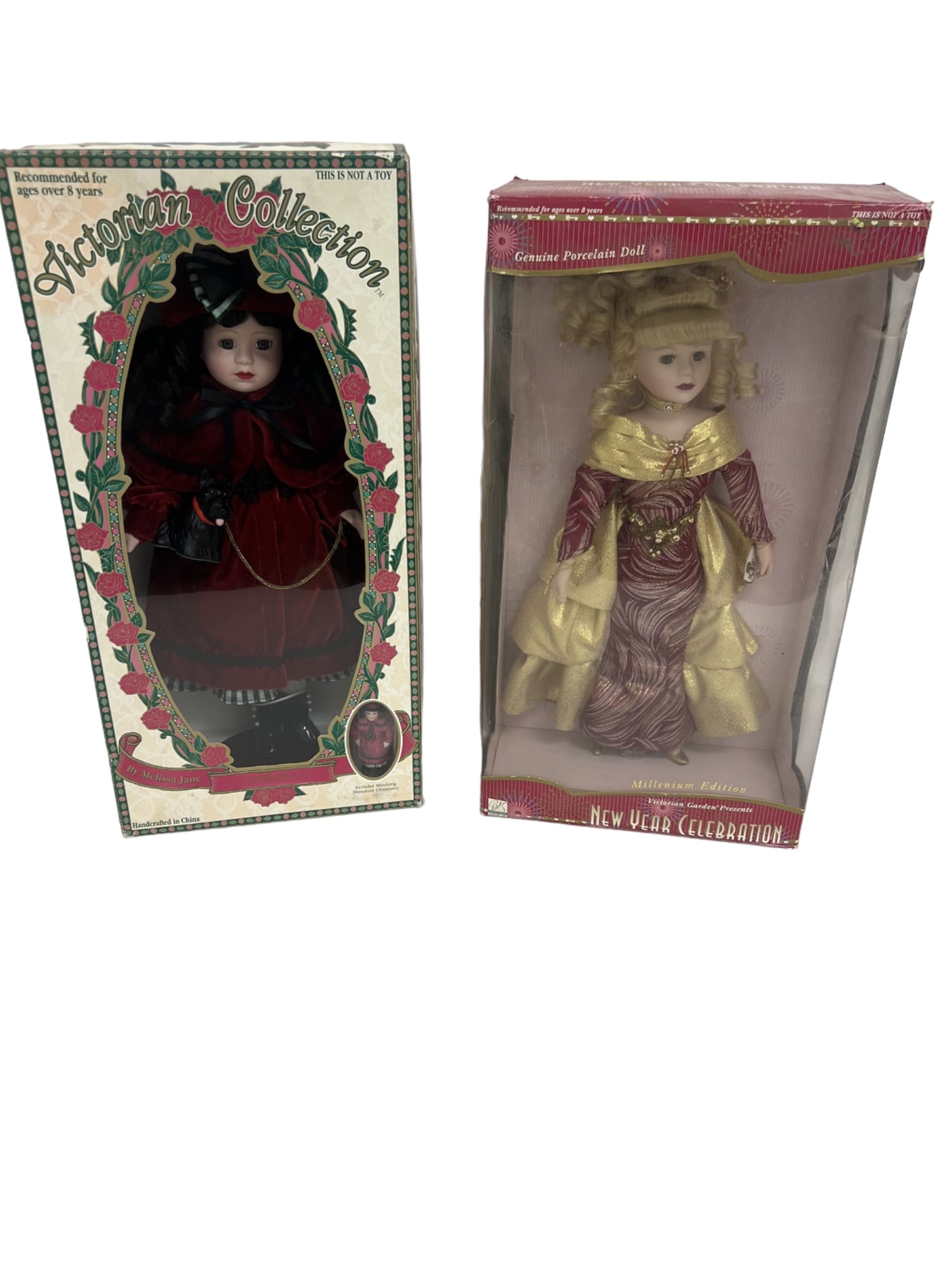 Collectibles Dolls lot of 2: Franklin Mint Collectible Doll