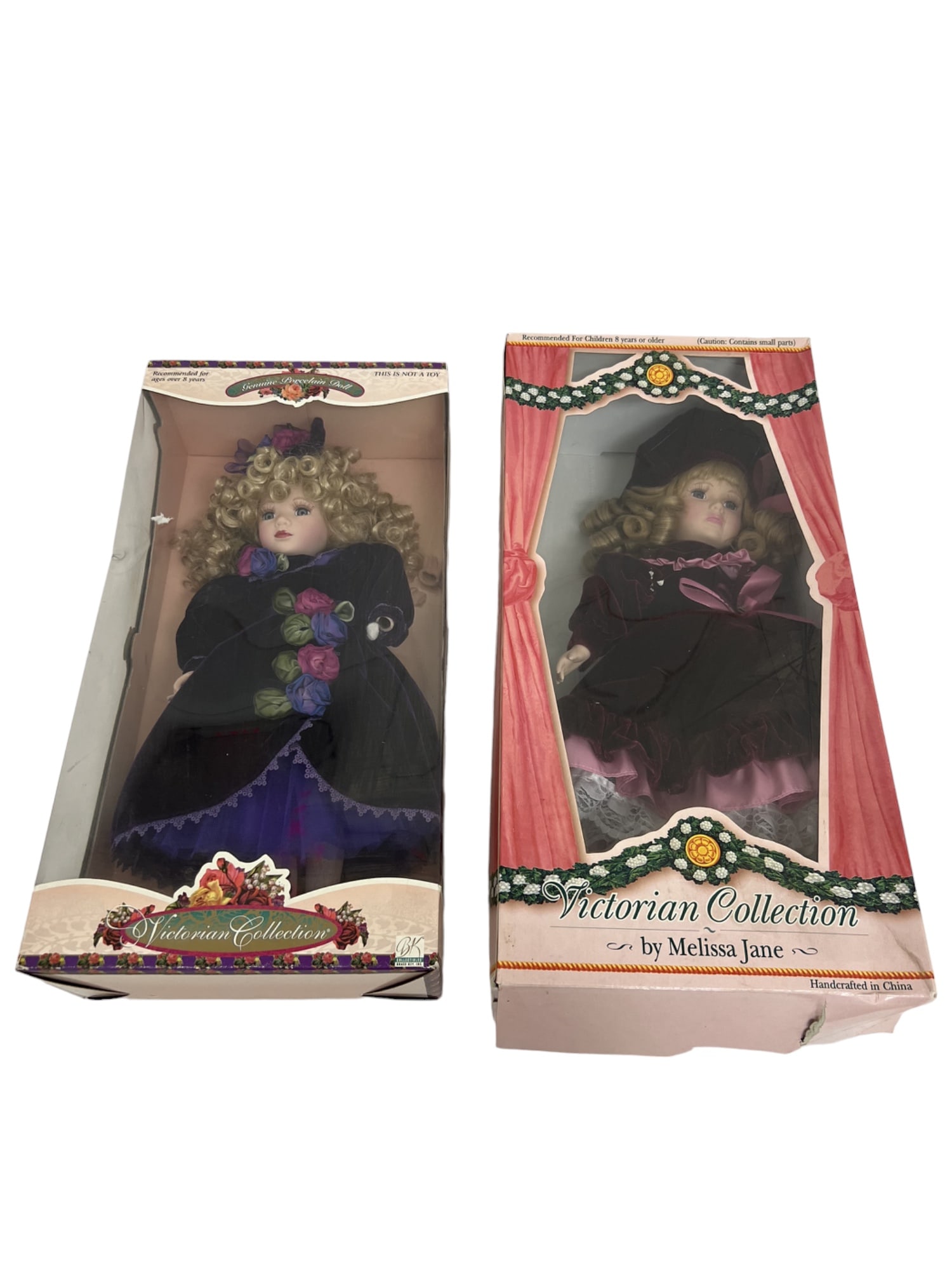 Collectibles Dolls lot of 2: Franklin Mint Collectible Doll