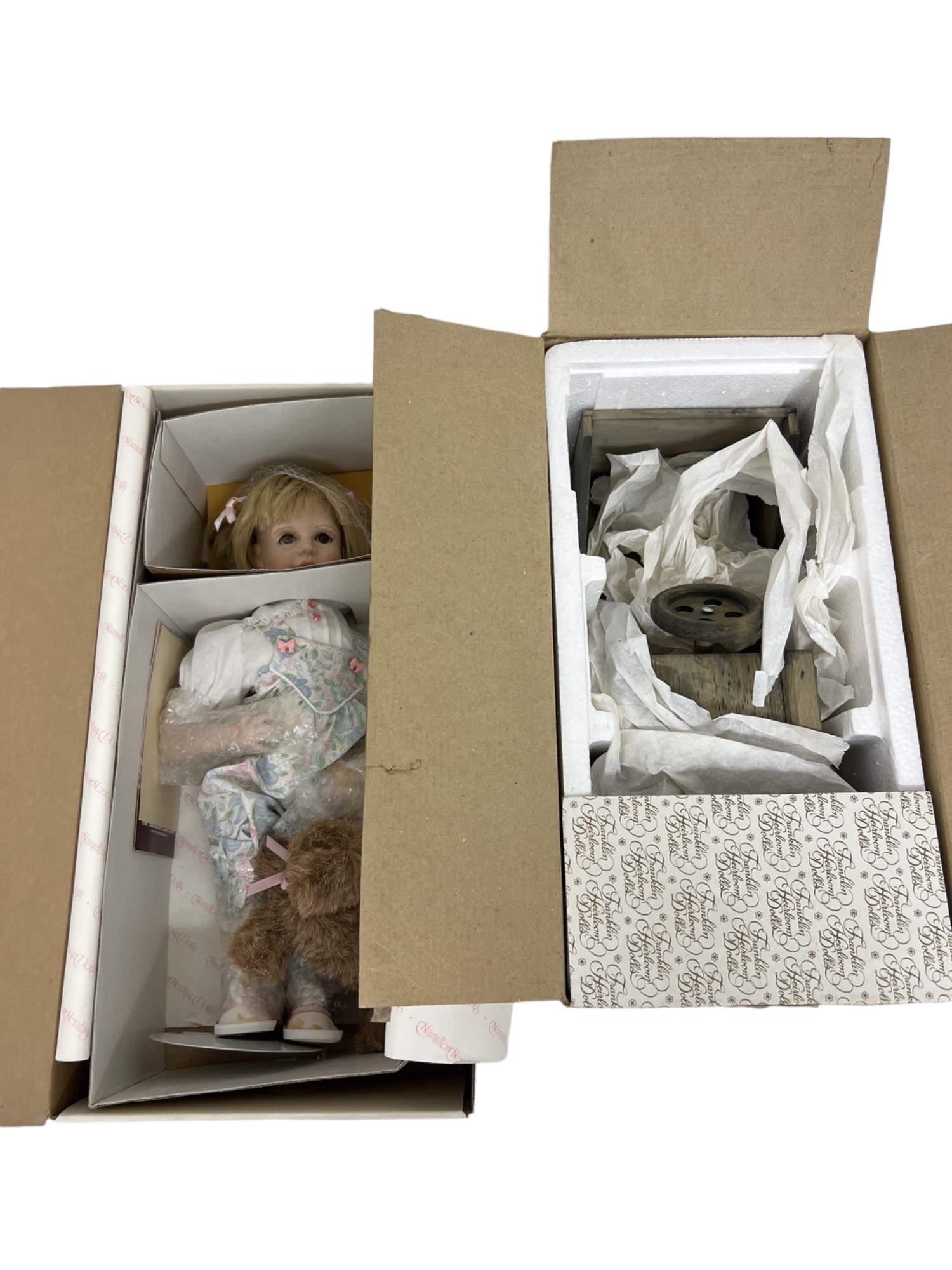 Collectibles Dolls lot of 2: Franklin Mint Collectible Doll