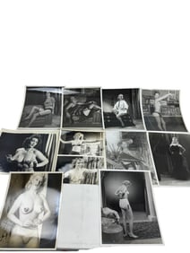 Vintage 1950's Original Burlesque Nude Pin Up