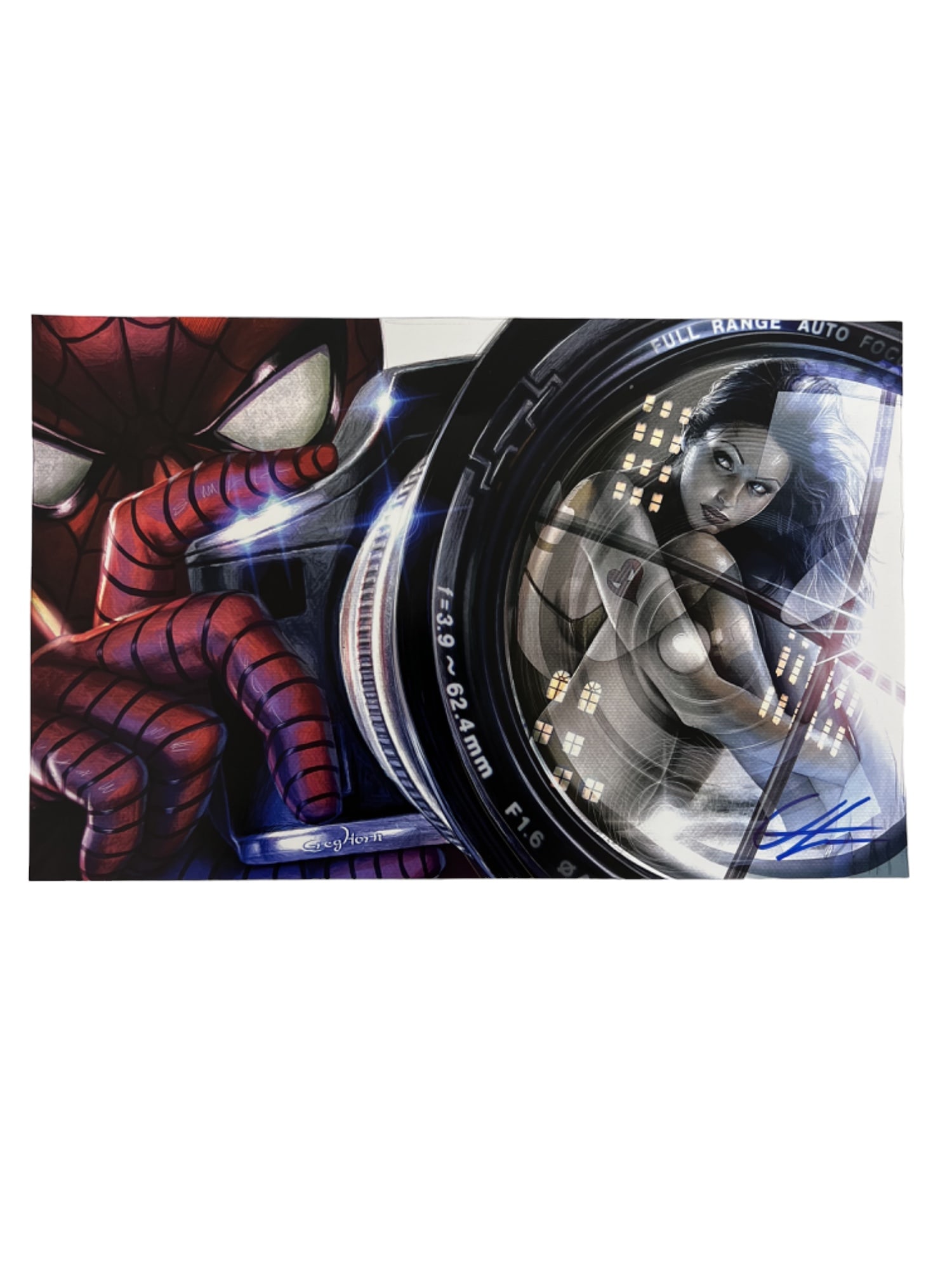Spider-Man art hand signed by Greg Horn (1 of 4)